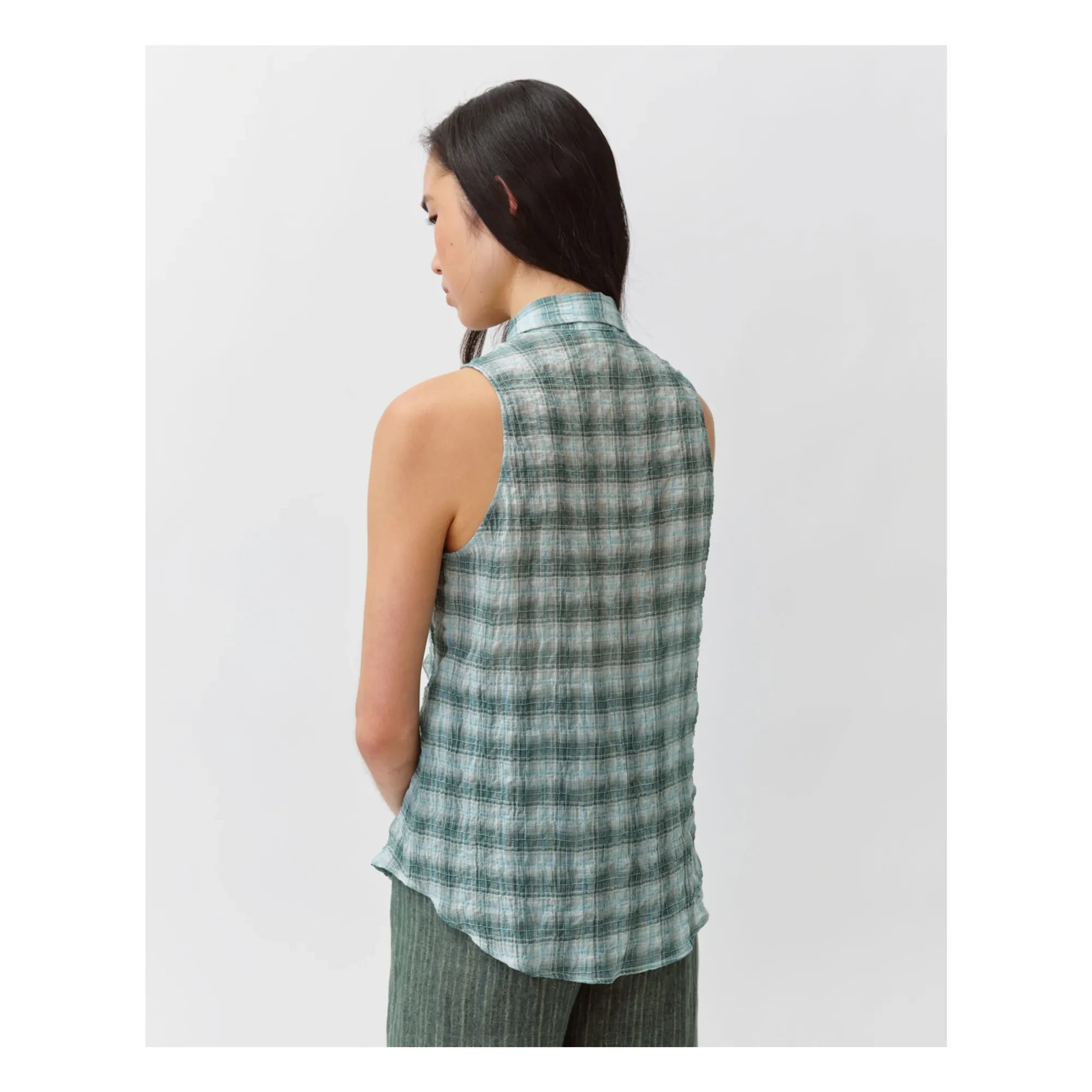 Diega - Cheka Gestreiftes Hemd | Aqua