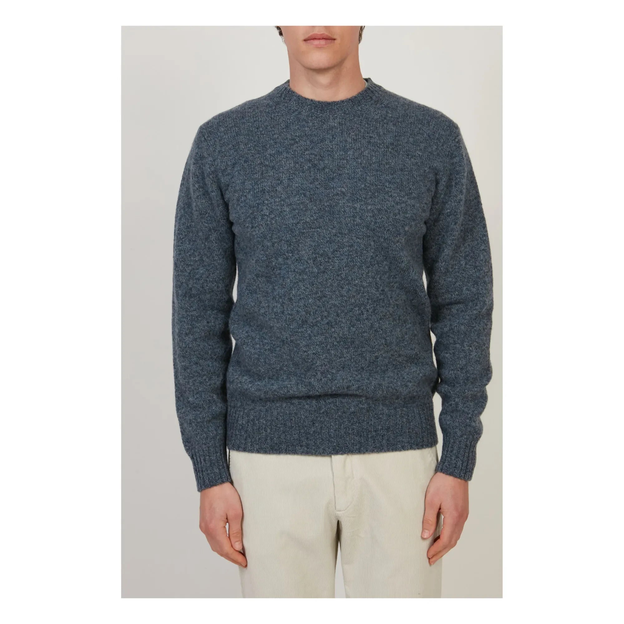 Hartford - Shetland-Sweatshirt | Indigo-Blau