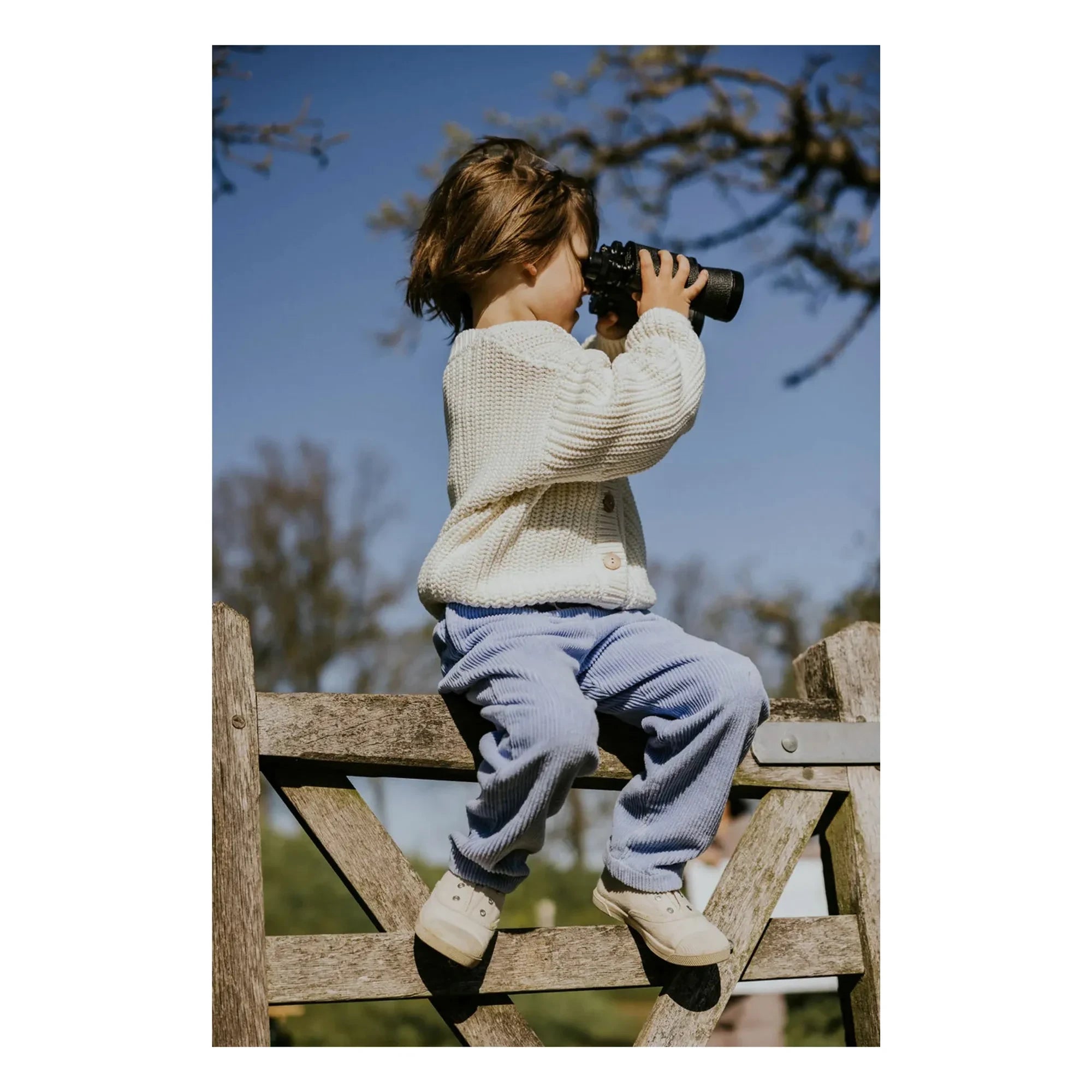 Yuki - Bio-Baumwoll-Dicke Strickjacke | Ecru