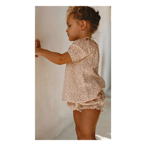 Lilinoa - Charlotte Liberty | Ecru Häkelkragenbluse
