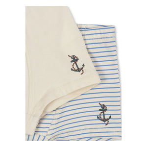 Konges Sløjd - 2er-Pack Bio-Baumwoll-Anchor-Slip | Ecru