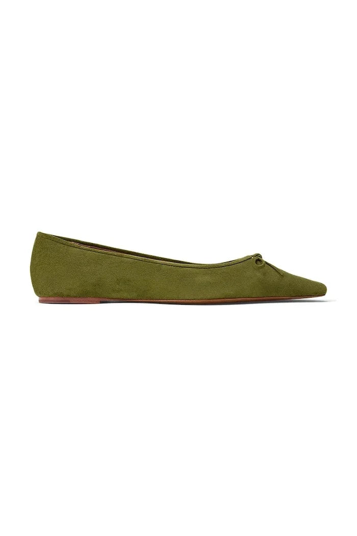 Kadife Bale Ayakkabıları Polo Ralph Lauren Pnt Ballet Flat