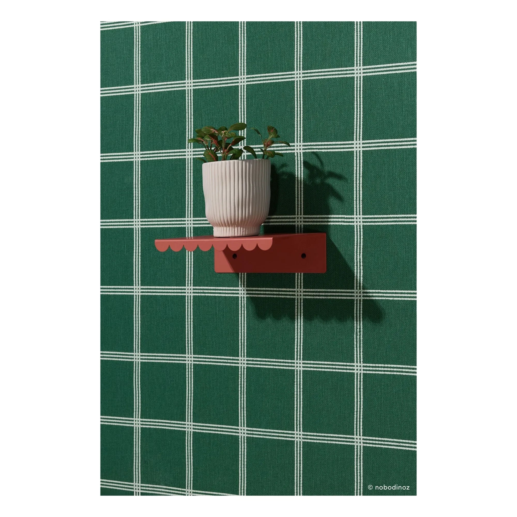Nobodinoz - Wandregal Vibes 20x16 cm | Terracotta