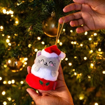 Legami - Kitty Plüschspielzeug Weihnachtsbaumdekoration - Oh-Oh-Ohrnaments