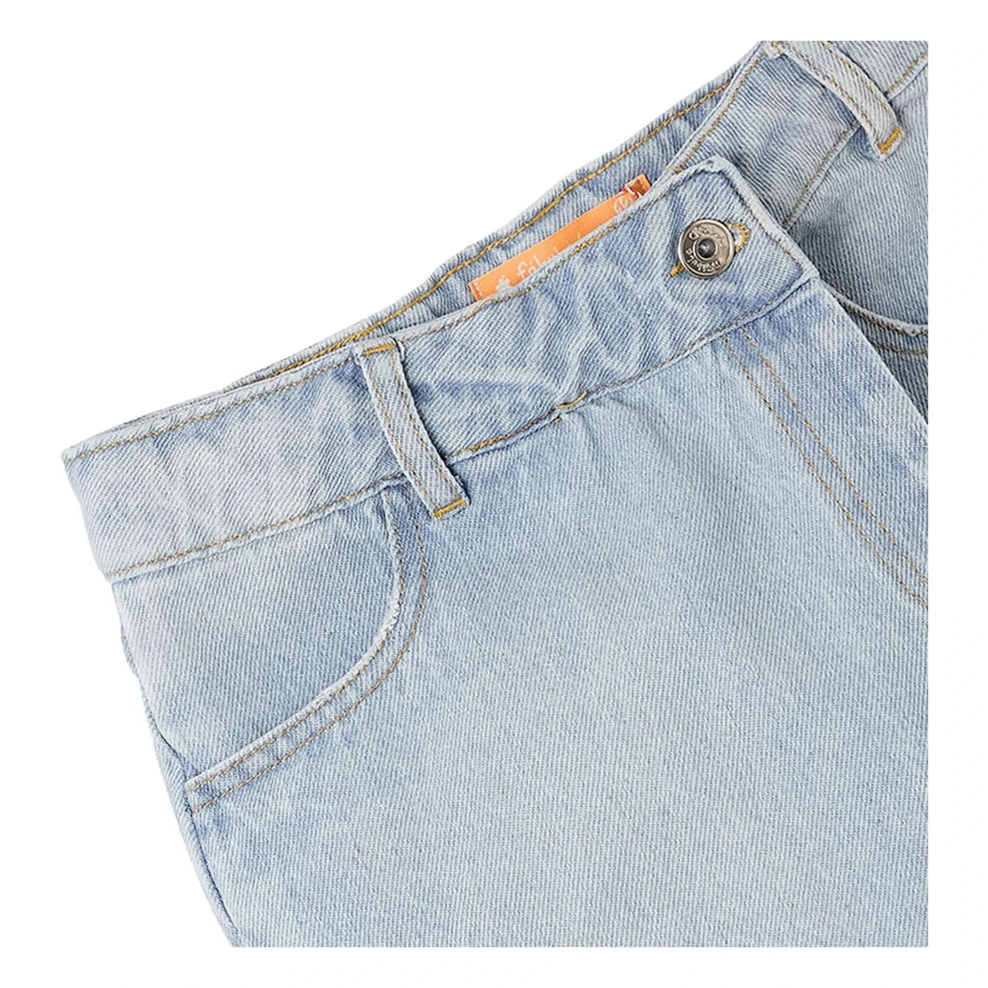 Fabula - Kurzer Rock aus Hellblauem Denim