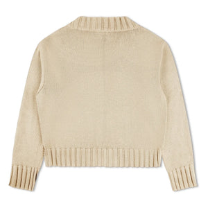 Matona - Bio-Baumwollstrickjacke | Creme