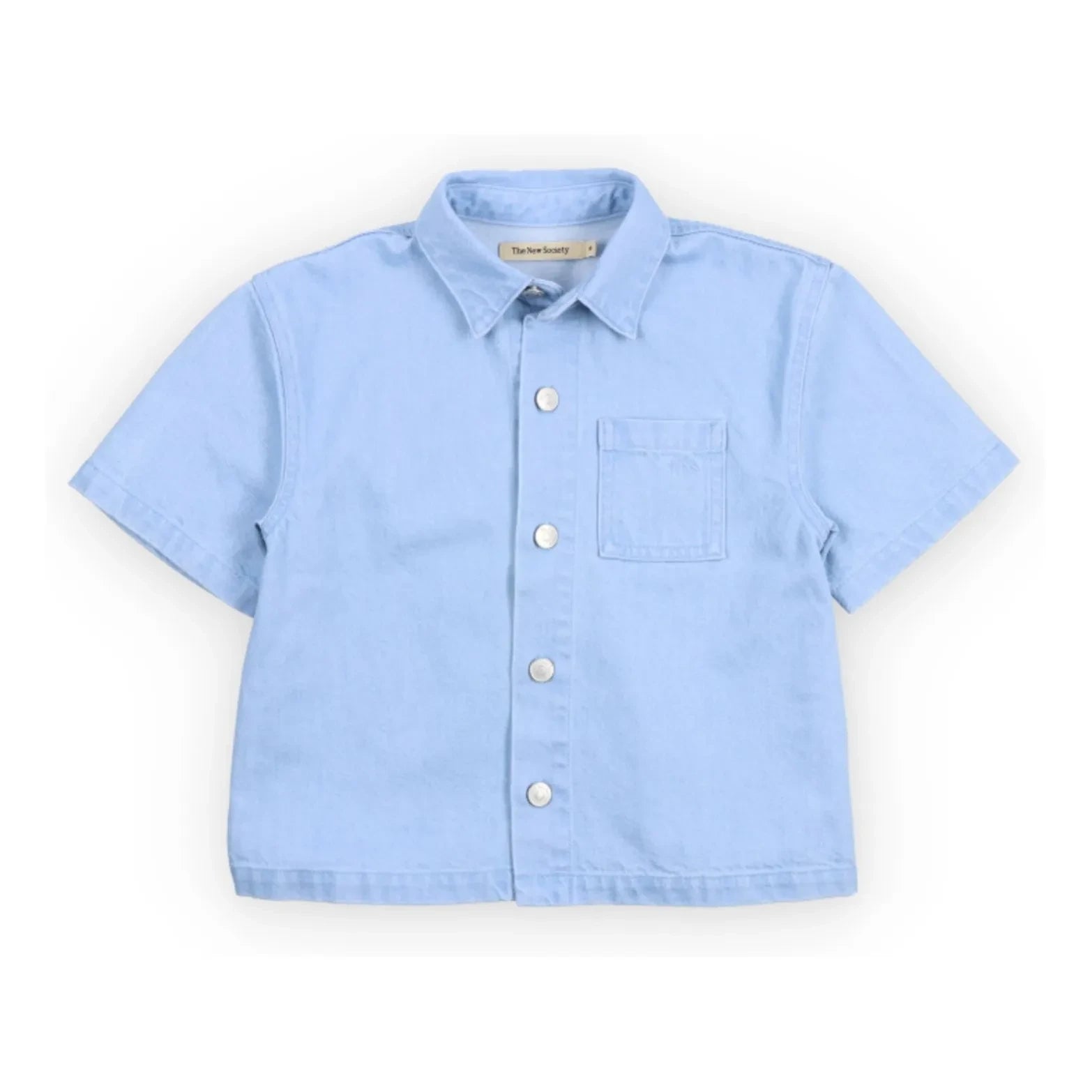 the new society - Denim Ginger Hemd | Hellblau
