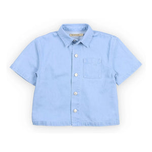 the new society - Denim Ginger Hemd | Hellblau