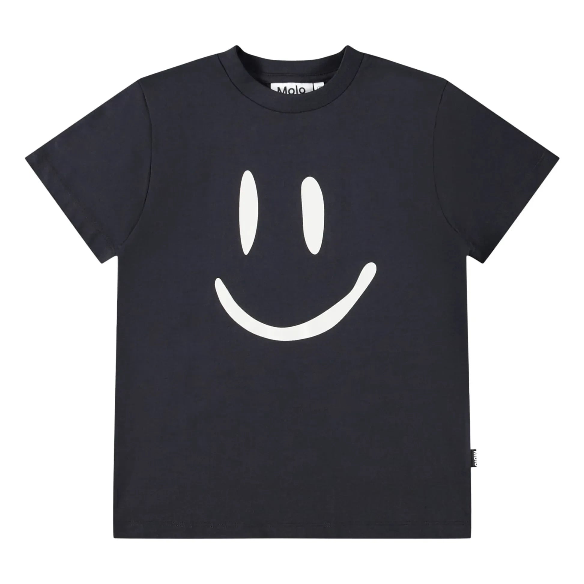 Molo - Roxo Smiley Organik Pamuk Tişört | Siyah