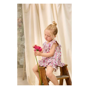 Louise Misha – Inessa Fleurie Bluse aus Bio-Baumwolle | Creme