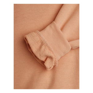 Mini Rodini - Sweatshirt aus Bio-Baumwolle mit Herzkragen | Hellrosa