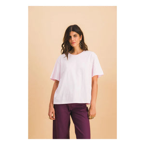 Elise Chalmin - Amour Toujours Baumwoll-T-Shirt | Rosa