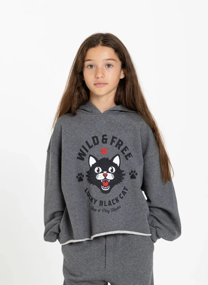 Finger in the nose - Bunny Sweatshirt | Melange grau