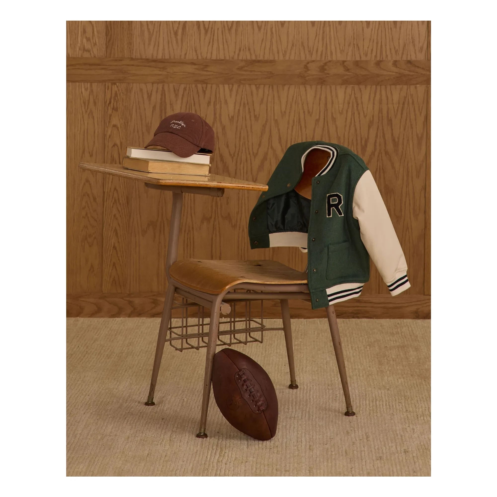 Rylee + Cru - Grüne Collegejacke