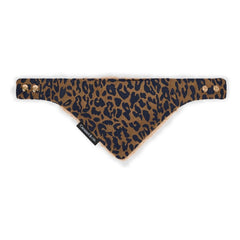 Caramel & Cie – Leopardenhundehalstuch | Braun