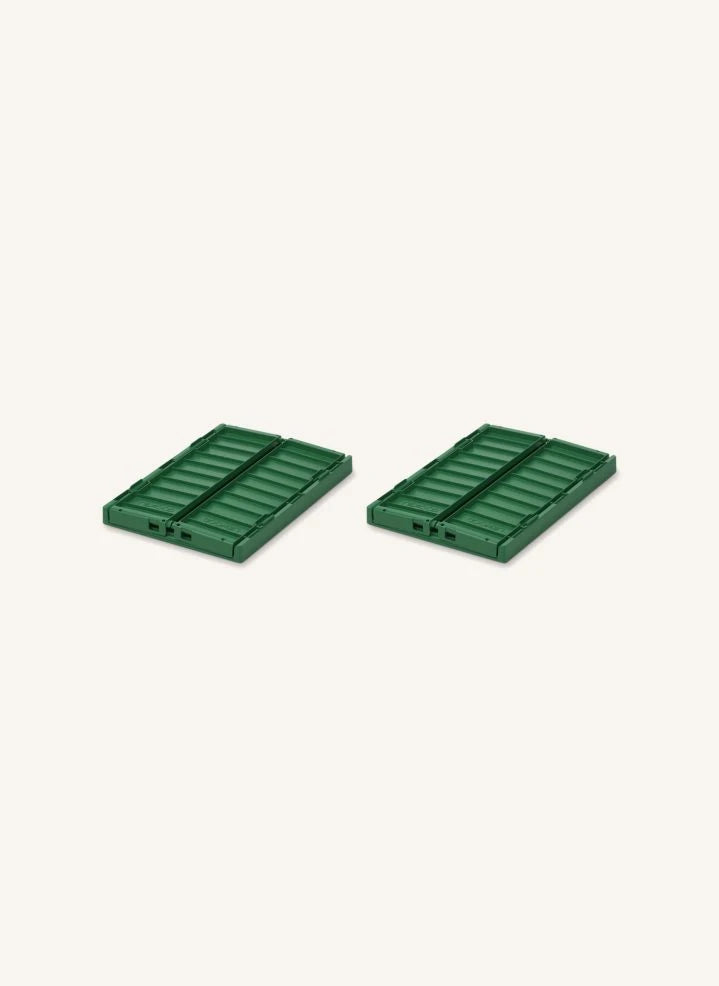 Liewood - Weston Katlanabilir Kasalar - 2'li Set | Yeşil