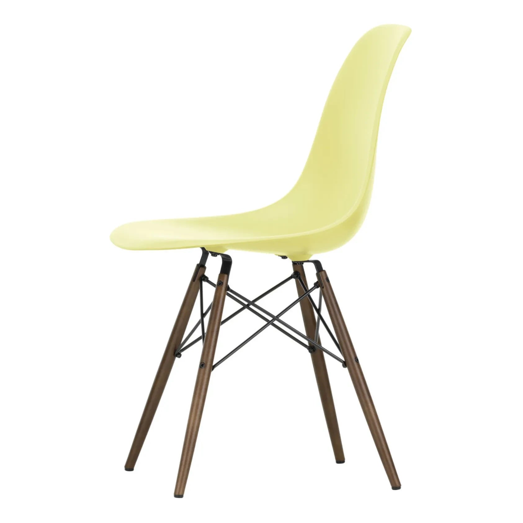 Vitra - DSW Plastic Chair - Ahornuntergestell - Charles & Ray Eames | Zitronengelb