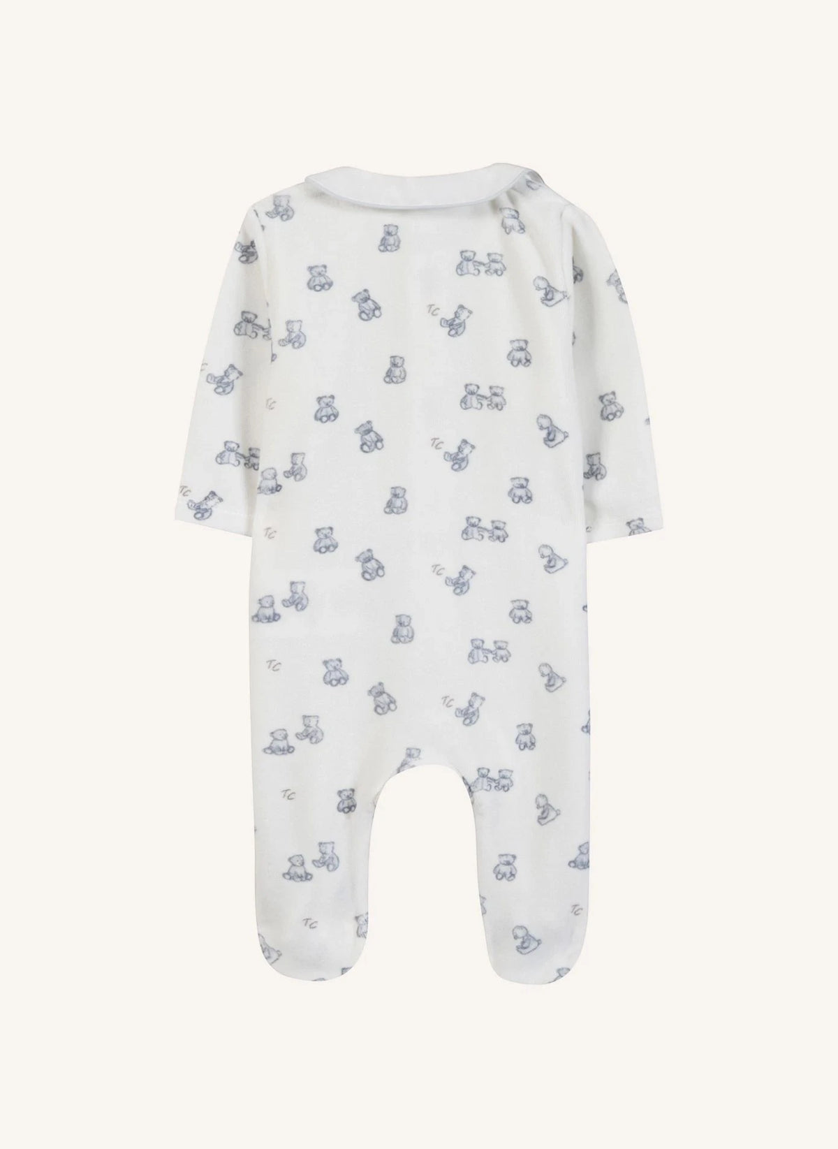 Tartine et Chocolat - Teddy Bear Claudine Yakalı Pijama | Ekru