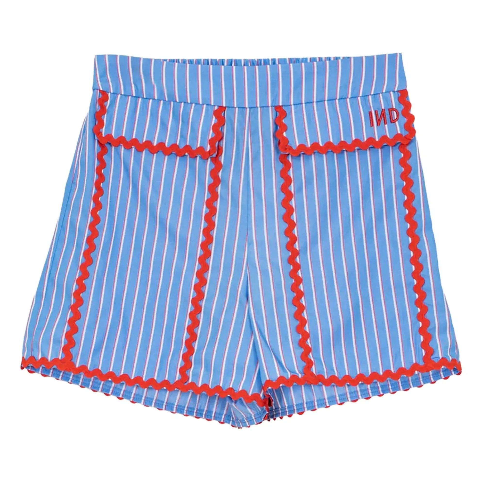 Indee - States Gestreifte Shorts | Blau