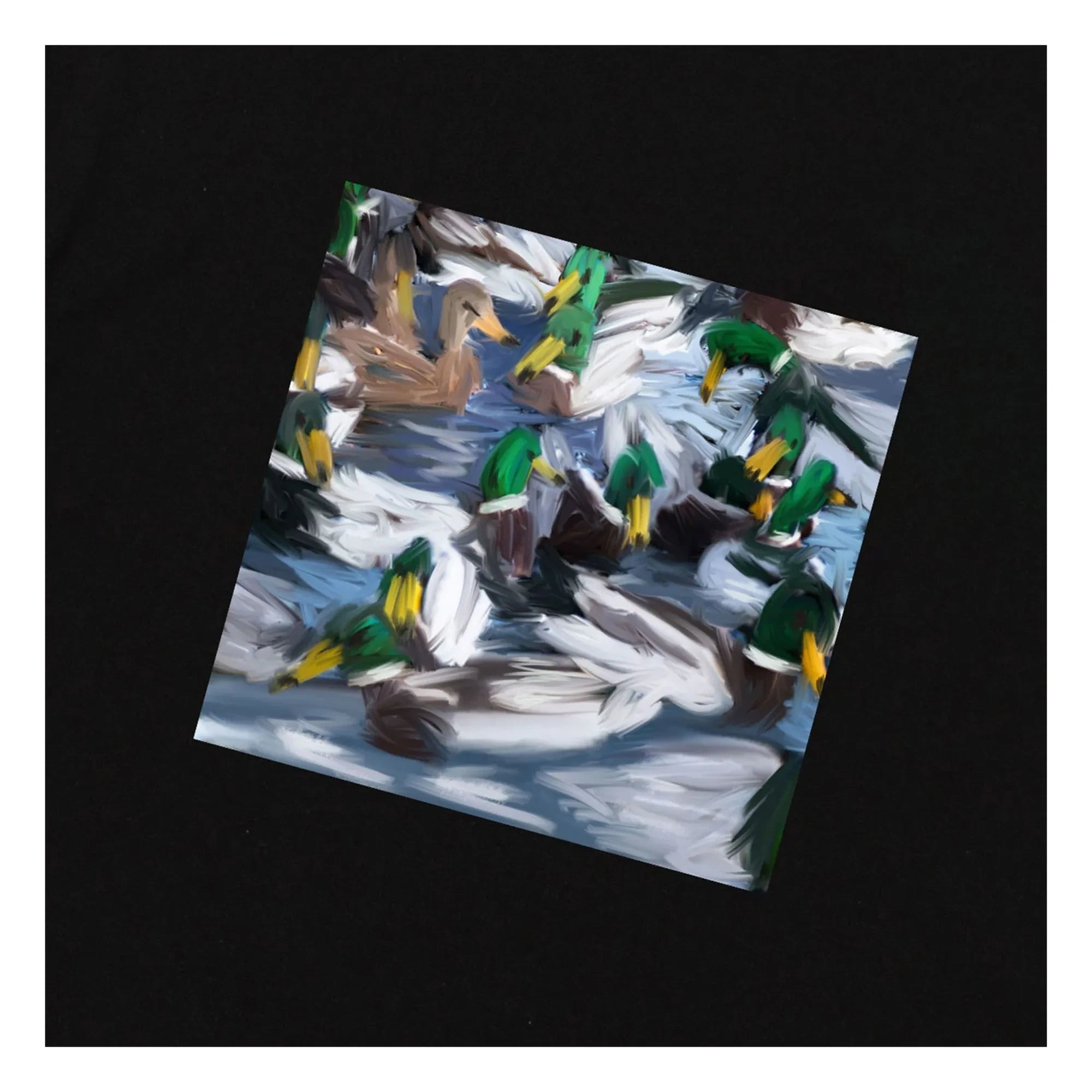 Edmmond Studios – Duck Lake Baumwoll-T-Shirt | Dunkelblau