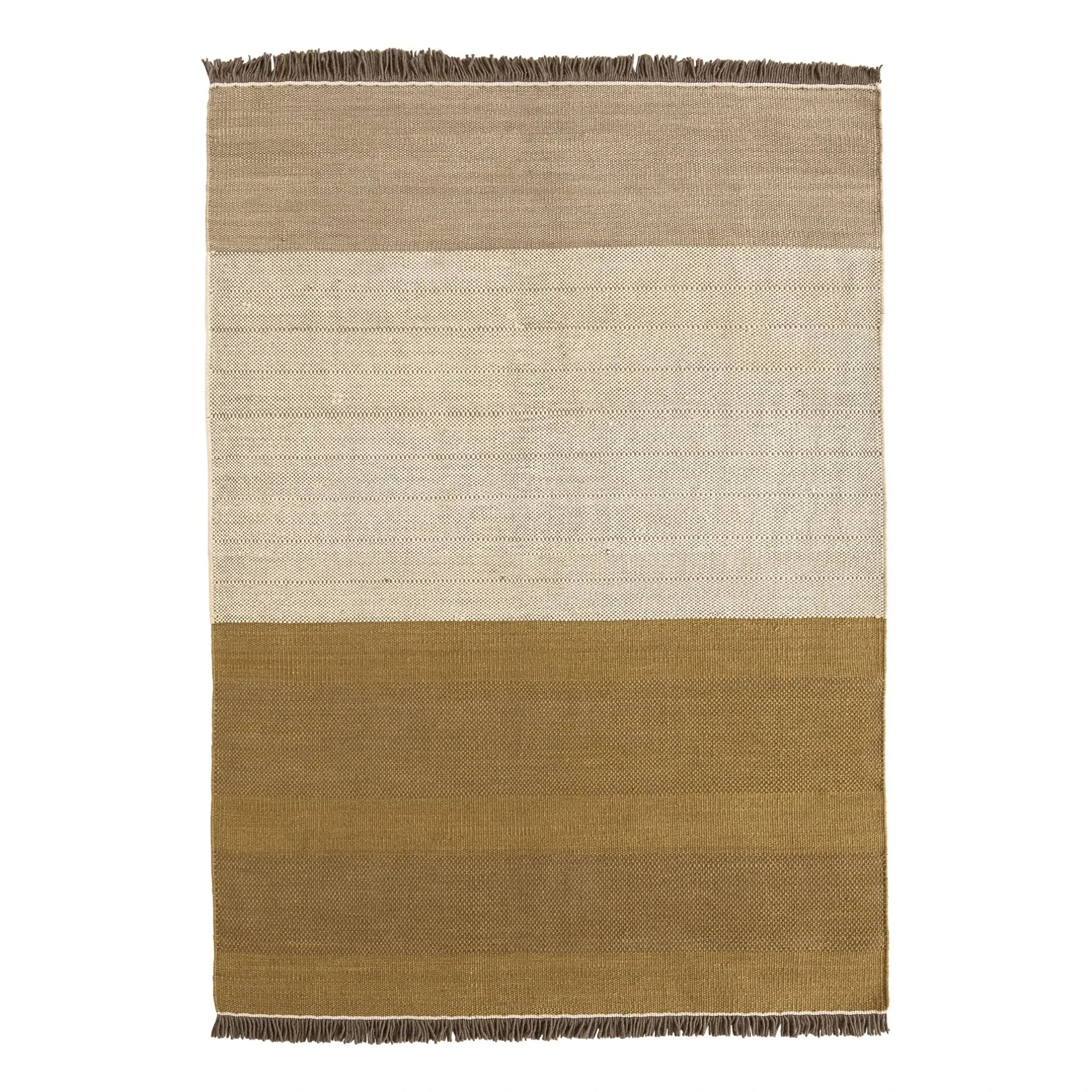 Nanimarquina - Tres Stripes Teppich, Elisa Padrón | Senf