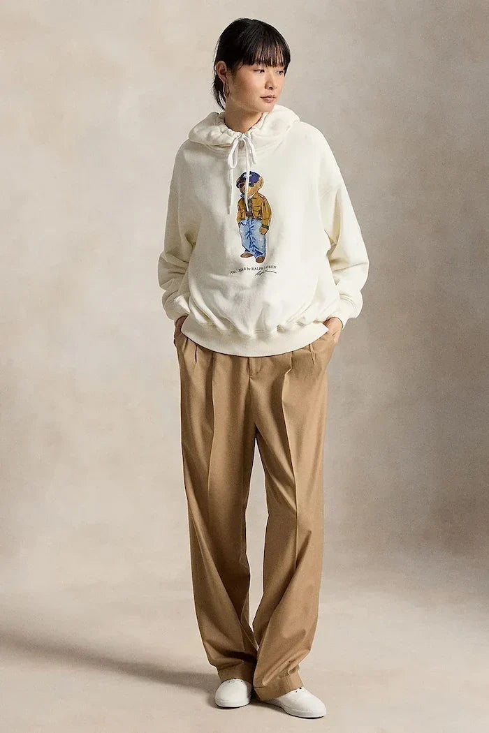 Polo Ralph Lauren kadın kapüşonlu pamuklu sweatshirt