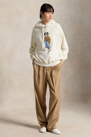 Polo Ralph Lauren kadın kapüşonlu pamuklu sweatshirt