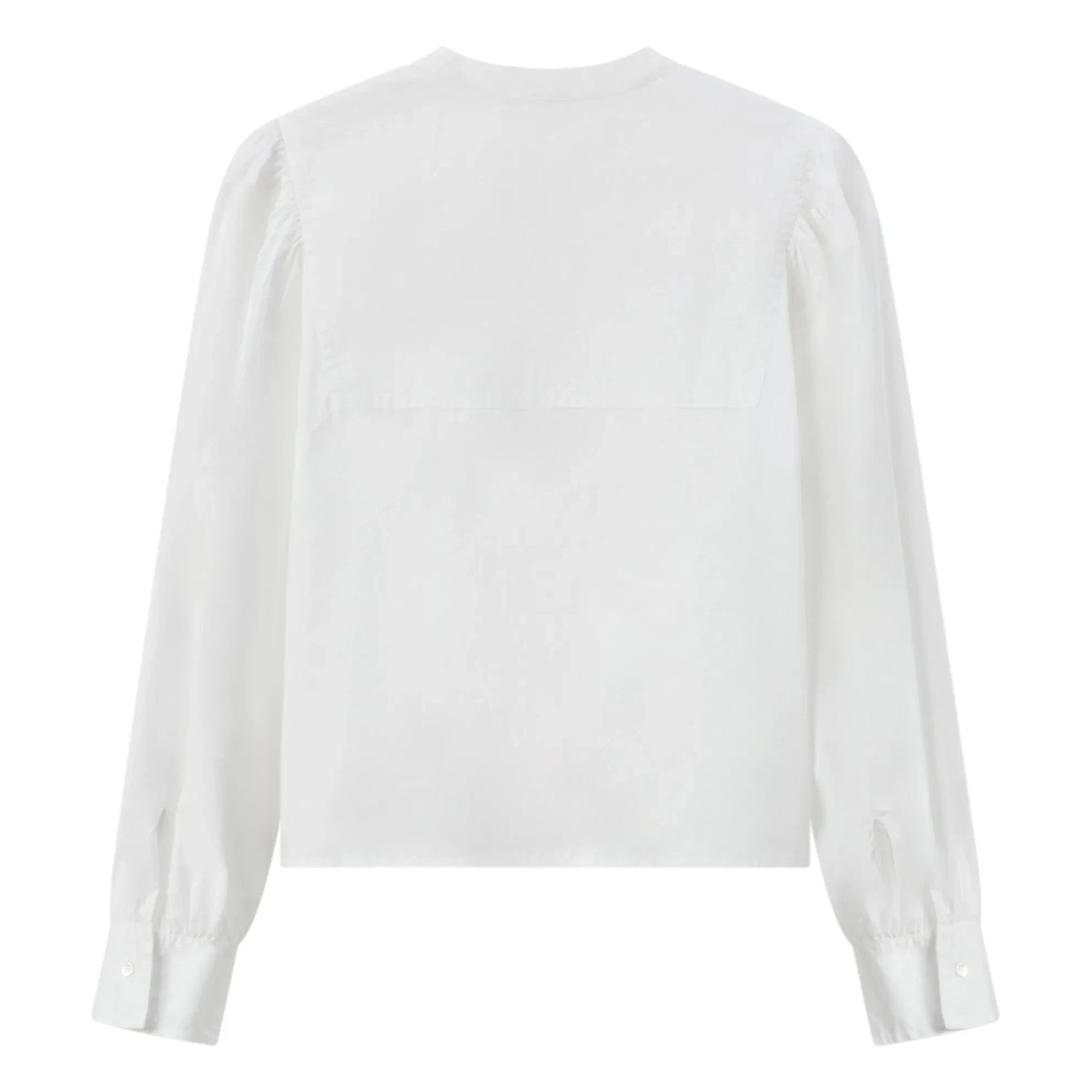 Pomandère - Popeline-Bluse aus Baumwolle | Weiß