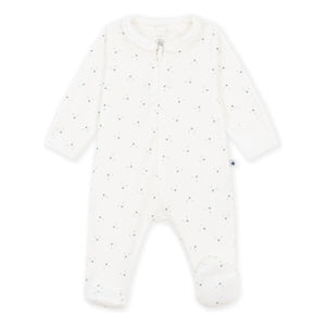 Petit Bateau - Dors Bien Oursons органik pamuklu pijama | Beyaz