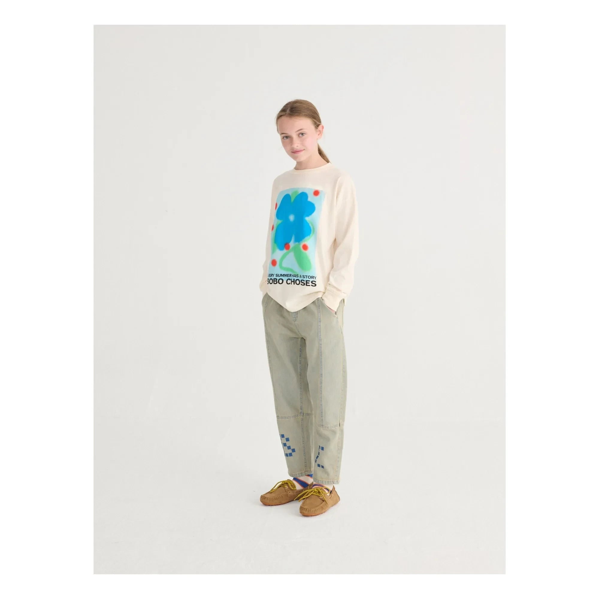 Bobo Choses - Summer Story T-Shirt aus Bio-Baumwolle | Ecru