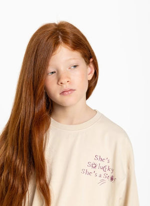 Hundred Pieces - Billie Star T-Shirt | Sand