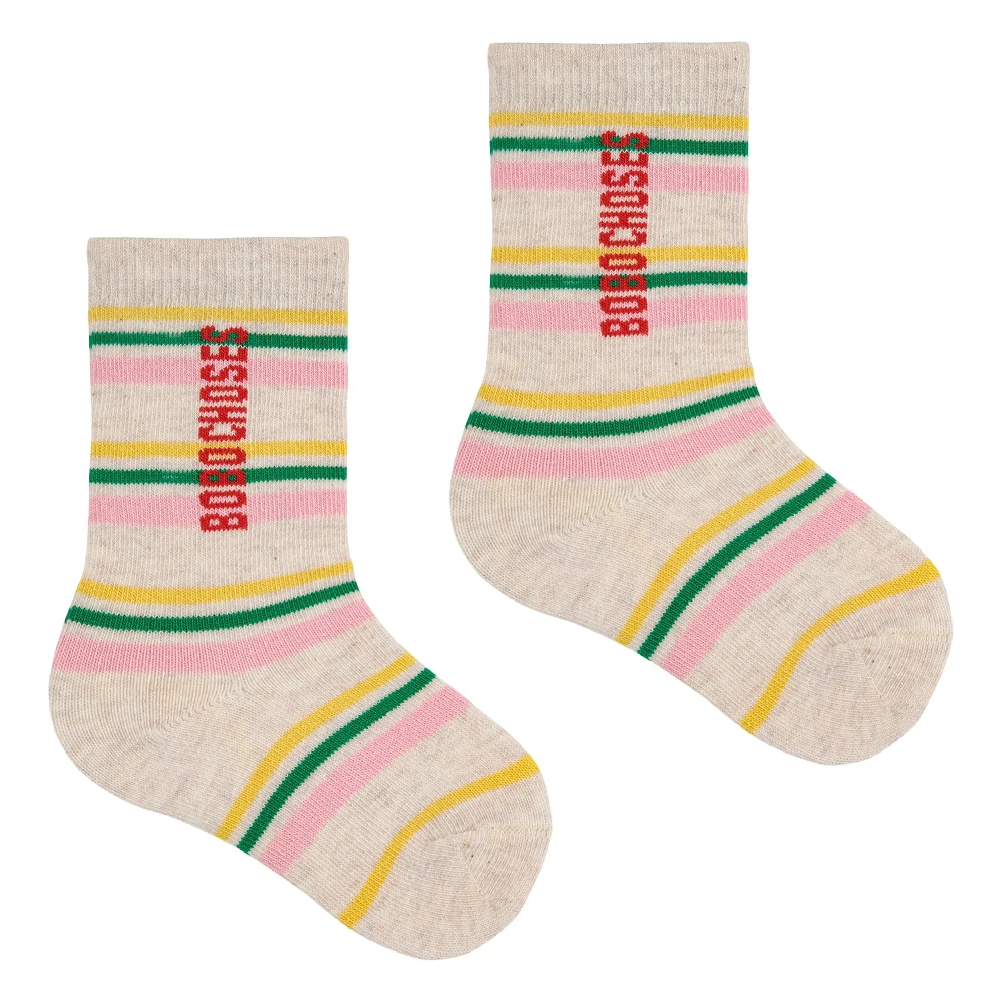 Bobo Choses - 2er-Set Socken aus Bio-Baumwolle Kaleidoscope | Beige