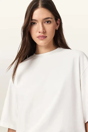 AllSaints ESME kadın pamuklu oversize tişört