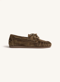 Posa - Falten Suede Boots | Braun