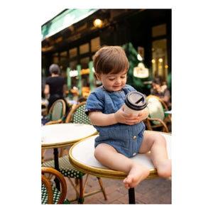 Apaches - Dadi Chambray Overall | Blau