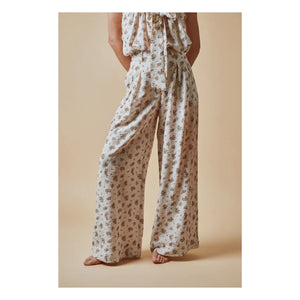 Emile et Ida - Bedruckte Hose | Creme