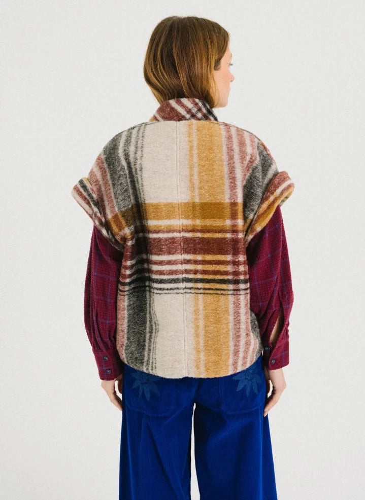 Tinsels - Ärmellose Jacke | Bordeaux