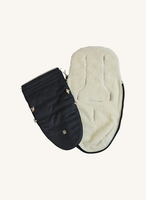 Kaiser - Woolma Woll-Universal-Fußsack | Kohlegrau