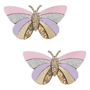 Mimi & Lula – Haarklammern Schmetterling 2er-Set in Gold
