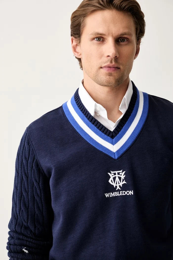Polo Ralph Lauren erkek pamuklu Wimbledon kazak