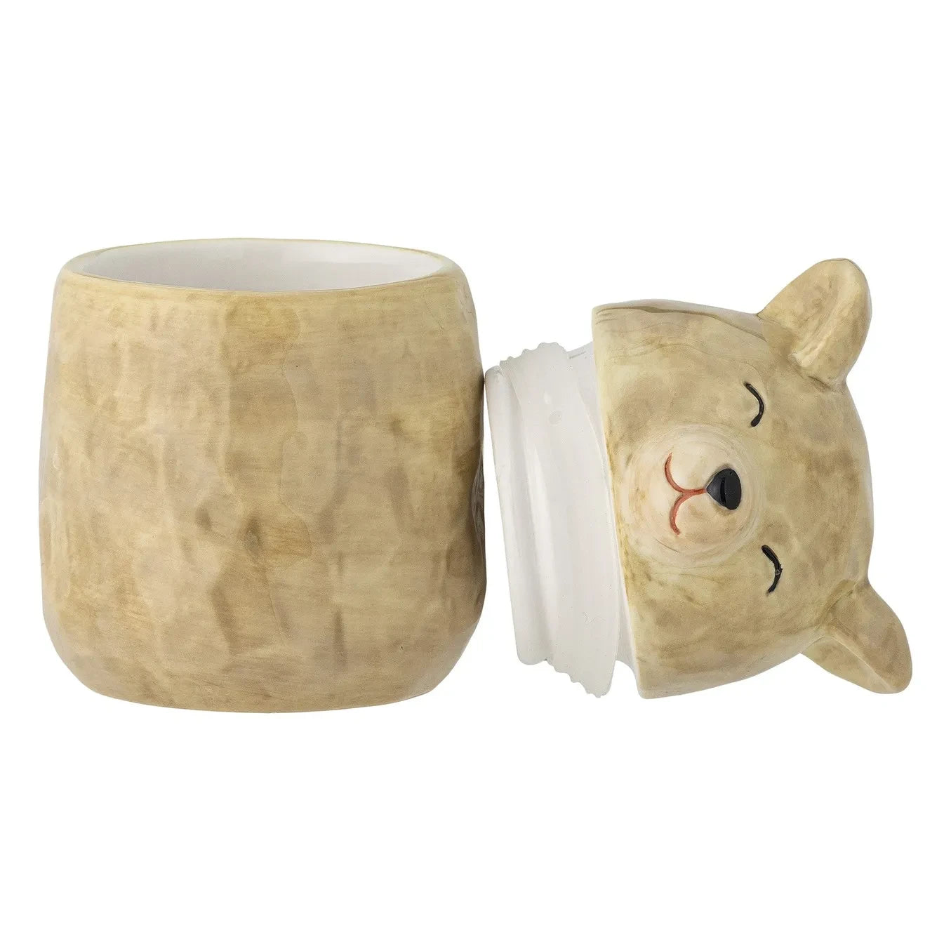 Bloomingville Mini - Puk Stoneware Saklama Kutusu | Bej