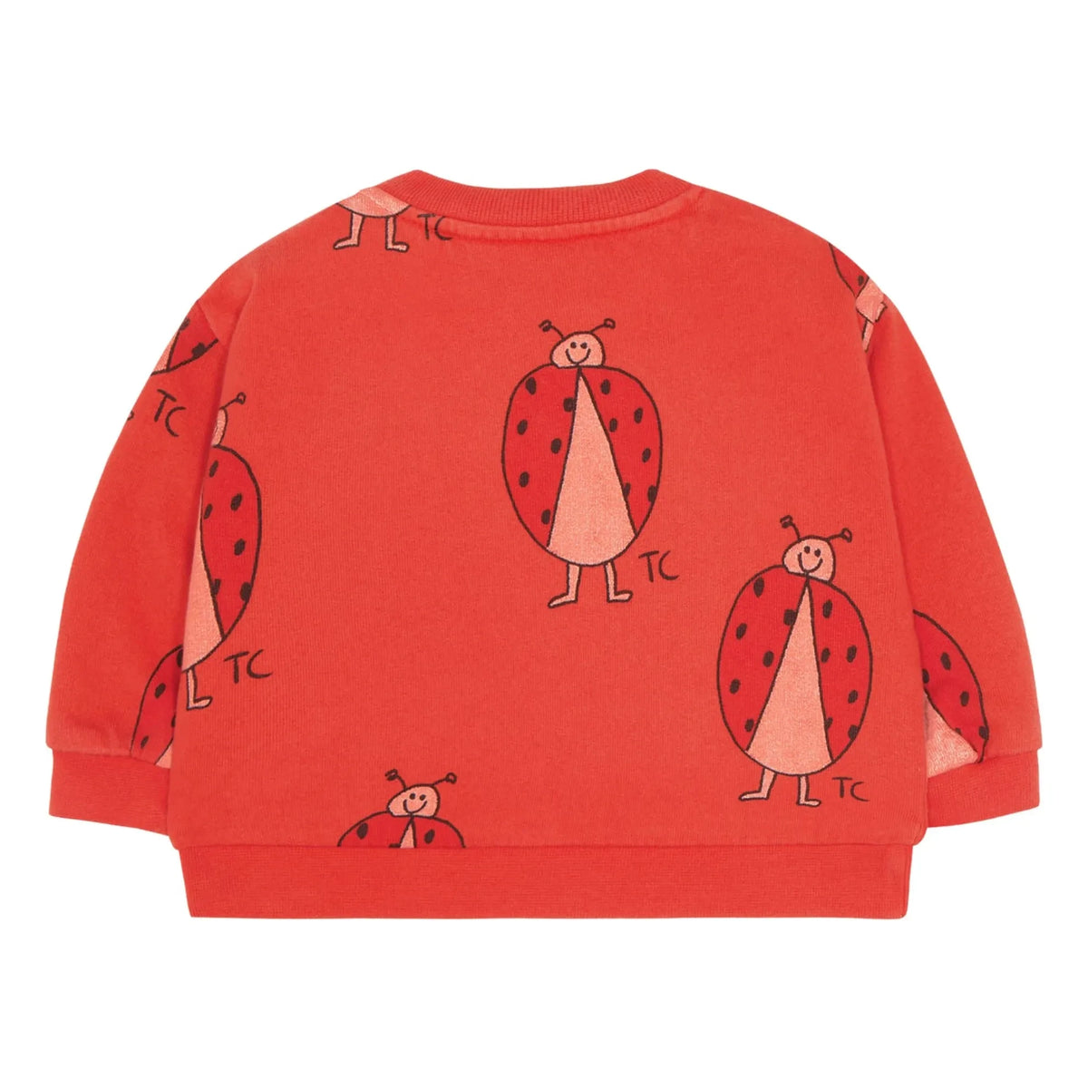 The Campamento - Baby-Mädchen Marienkäfer-Sweatshirt | Rot