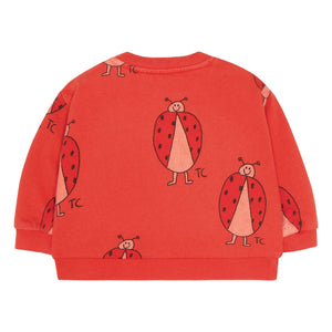 The Campamento - Baby-Mädchen Marienkäfer-Sweatshirt | Rot