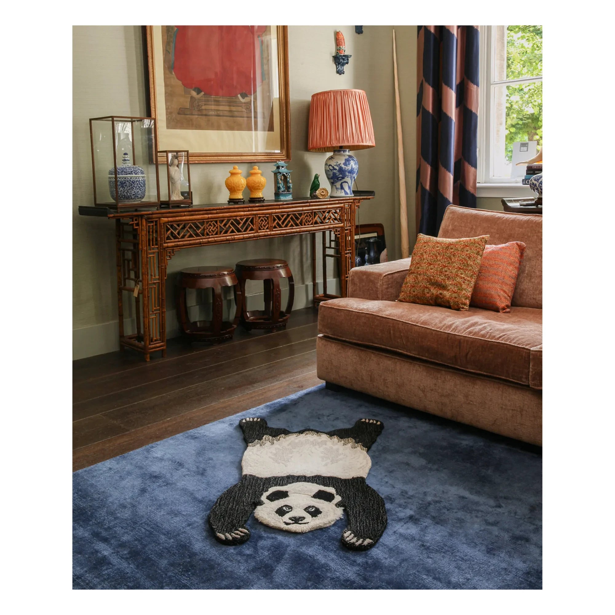 Doing Goods - Panda Wollteppich | Ecru