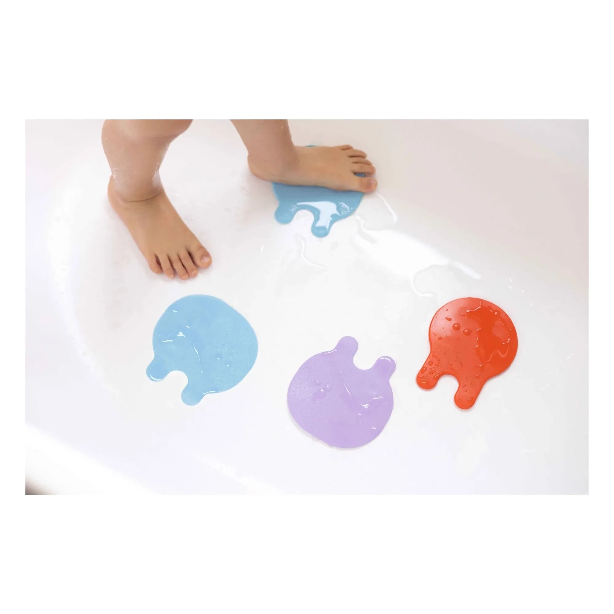 Quut - Grippi banyo paspasları - 8'li Set | Mercan