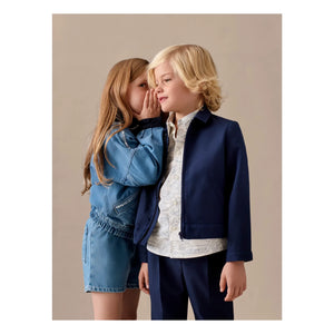 Bonpoint - Milly Jeans-Shorts Bio-Baumwolle | Blau
