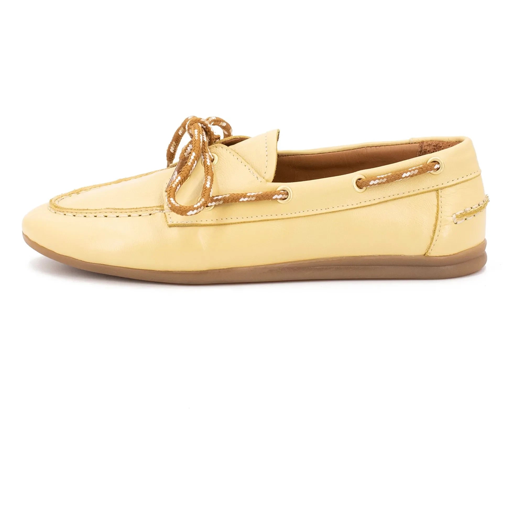 Toral - Kimana Lederne Bootsschuhe | Gelb