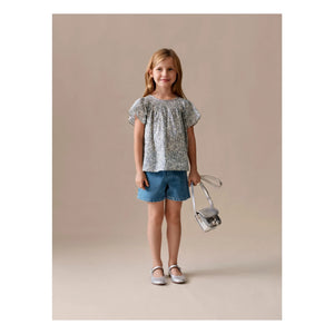 Bonpoint - Milly Jeans-Shorts Bio-Baumwolle | Blau