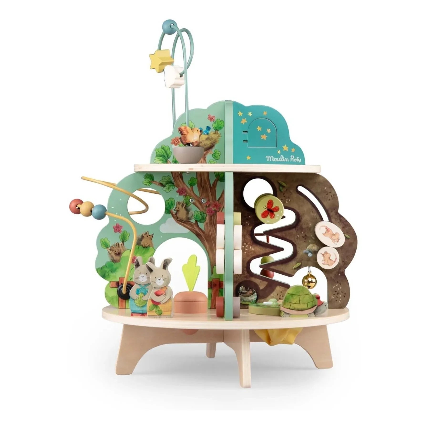 Moulin Roty - Multifunktionaler Garten - Drei kleine Hasen