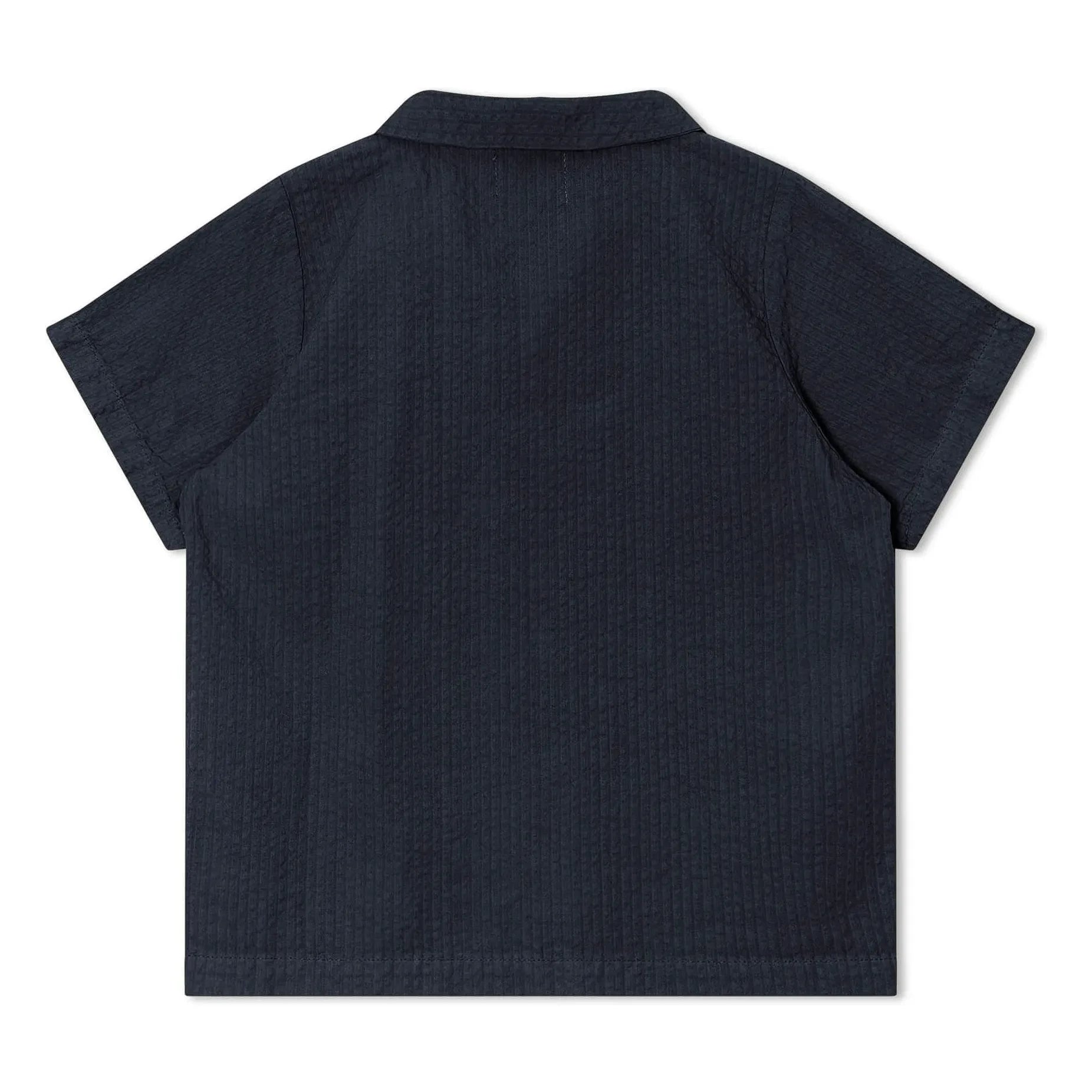 Matona - Unifarbenes Hemd aus Bio-Baumwolle | Marineblau